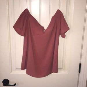 Off the shoulder top